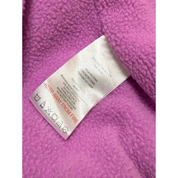 Bearpaw Girls 4T Pink Hooded Puffer Coat Fleece Lined Winter Jacket - Picture 7 of 9